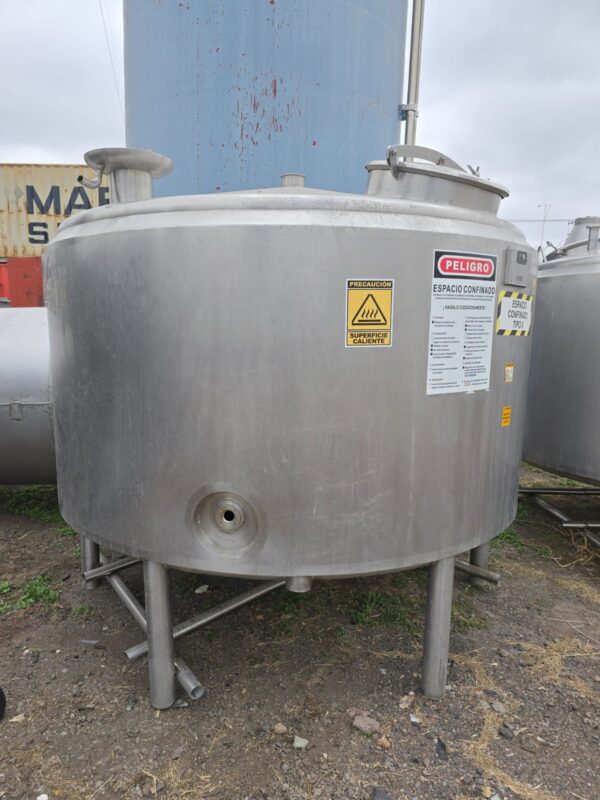 TANQUE TERMICO SANITARIO DE ACERO INOXIDABLE