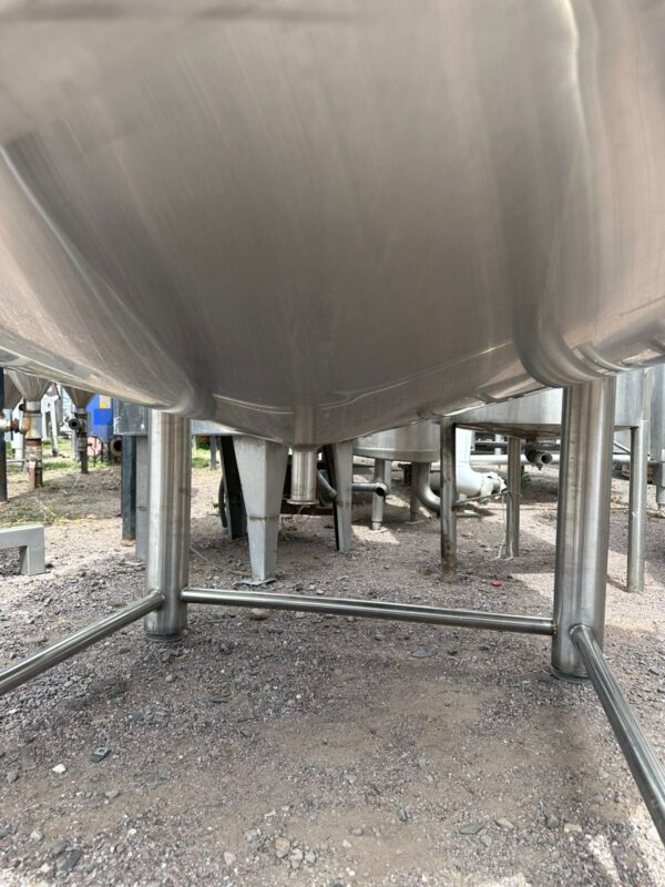 TANQUE DE ACERO INOXIDABLE CAPACIDAD 1,200 LITROS ENCHAQUETADO - Imagen 7