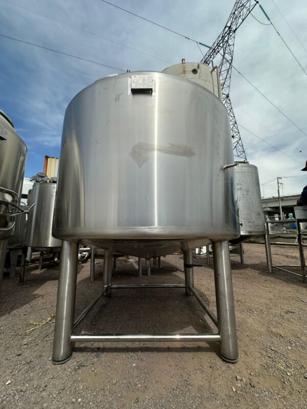 TANQUE DE ACERO INOXIDABLE CAPACIDAD 1,200 LITROS ENCHAQUETADO - Imagen 8