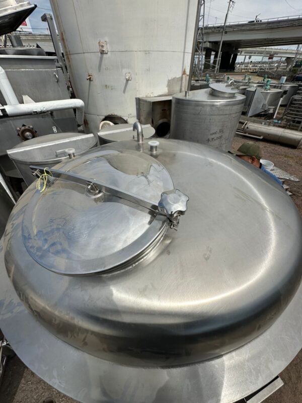 TANQUE DE ACERO INOXIDABLE CAPACIDAD 1,200 LITROS ENCHAQUETADO - Imagen 2