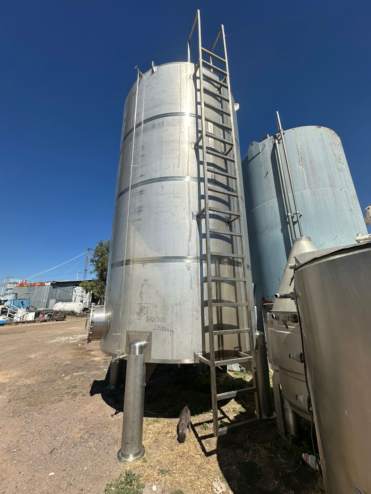 TANQUE EN ACERO INOXIDABLE CAPACIDAD DE 27,000 LITROS. - Imagen 2