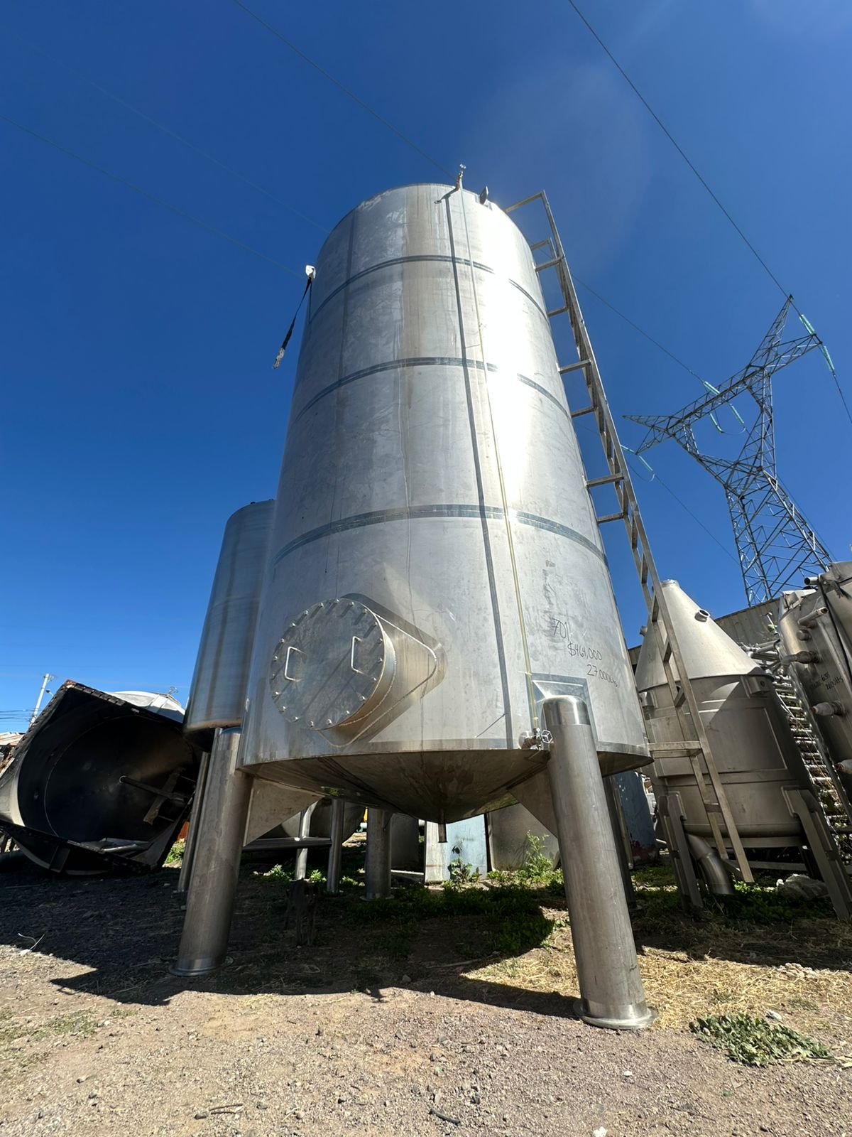 TANQUE EN ACERO INOXIDABLE CAPACIDAD DE 27,000 LITROS. - Imagen 4