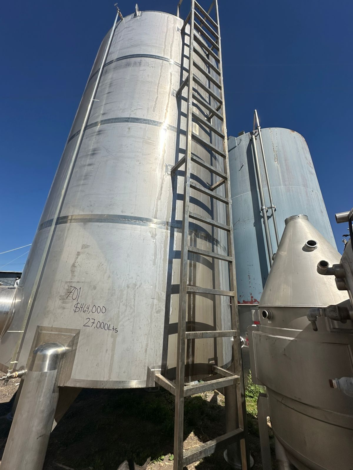 TANQUE EN ACERO INOXIDABLE CAPACIDAD DE 27,000 LITROS. - Imagen 7